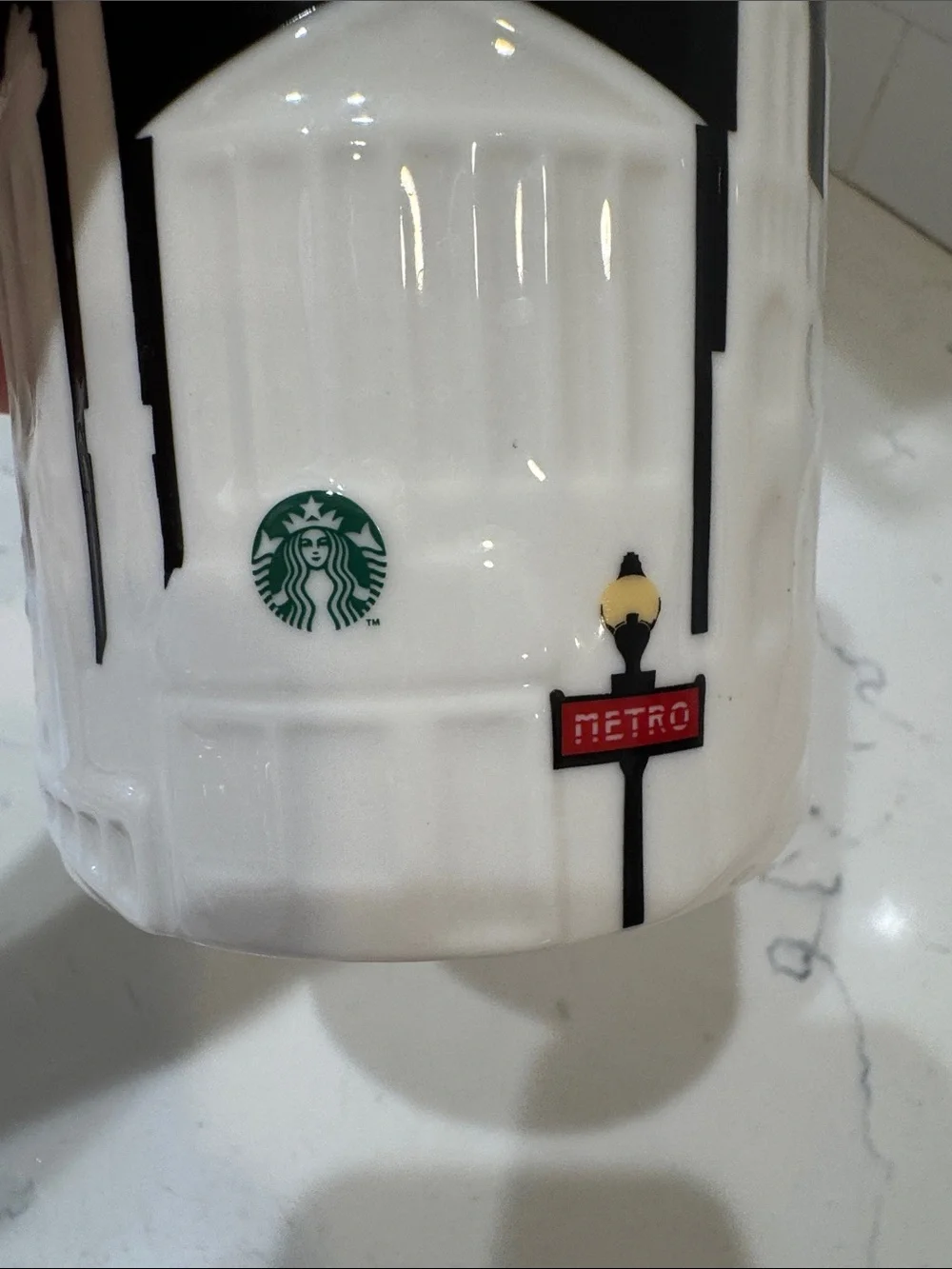 Starbucks Paris Skyline Mug - Black and White 16oz - Picture 10 of 12